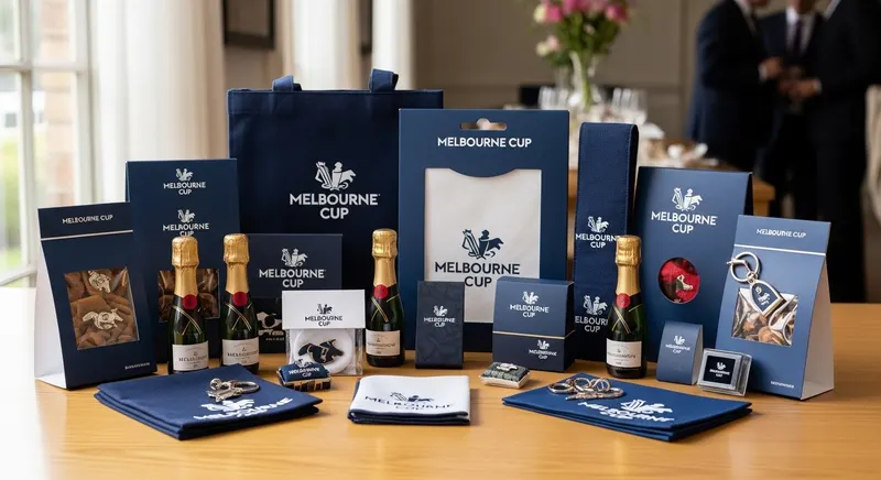 melbourne cup branded gift packs for race day events - promotional merchandise
